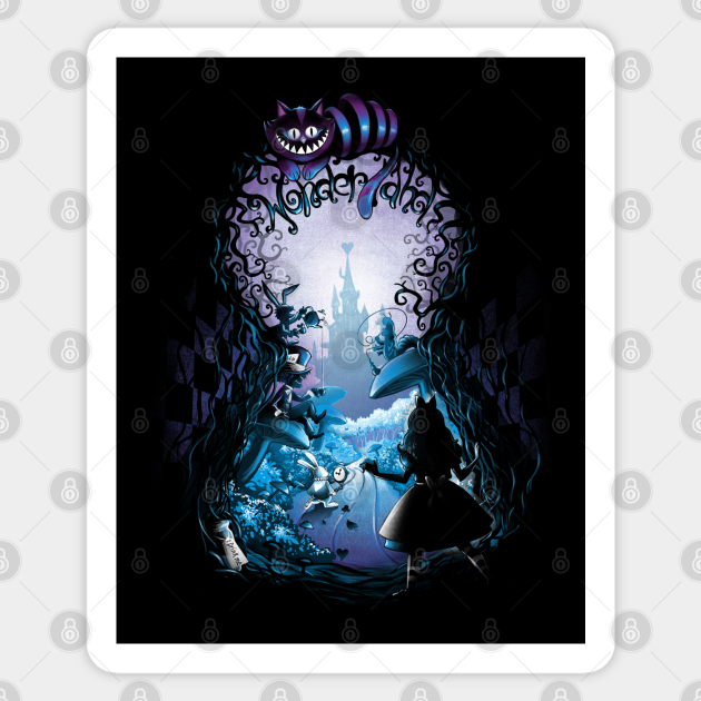 Inside a Dream - Alice In Wonderland - Sticker | TeePublic